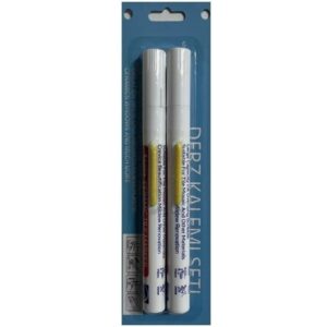 Beyaz Fayans Arası Derz Boyama Kalemi Seti 2'li